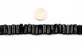 Vintage Black Coral Stick Beads Strands Rare Natural AA Coral