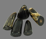Black Horn Tip Pendants - Lucky Amulets