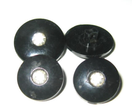 Black Rhinestone Buttons Vintage – Estate Beads & Jewelry