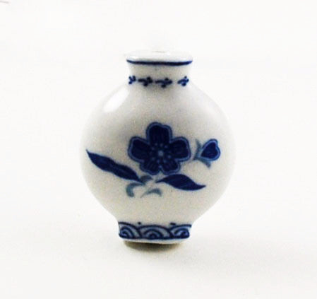 Mini Blue & White Porcelain Vase Pendant