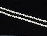 Carved Ox Bone Rose Beads 8mm