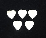 Hand Carved Ox Bone Heart Pendants