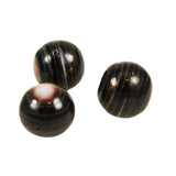 Large Brown Mother of Pearl Round Beads