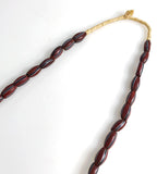 African Trade Beads Rust Striped