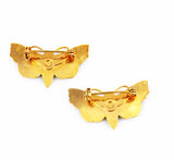 Back of Enamel Guilloché Butterfly Pins