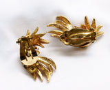 Back of Carnegie Gold Plated Earrings