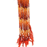 Carnelian Ombre Beads