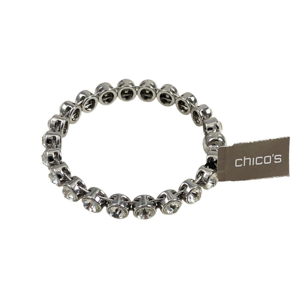 Chico's Silver Rhinestone Bracelets