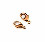 Copper Lobster Clasps