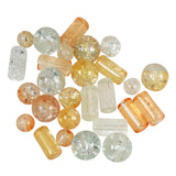 crackle glass beads