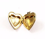 LaMode Gold Filled Double Heart Locket