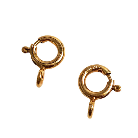 14K Gold Filled Spring Ring Clasps