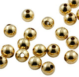 14K Gold Round Beads 