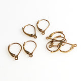 Gold lever back ear wires