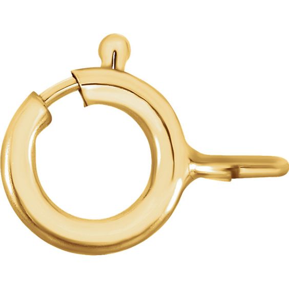 Gold 14K Spring Ring Clasps – Estate Beads & Jewelry