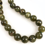 Grossularite Green Garnet Round Beads