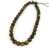 Grossularite Green Garnet Round Beads