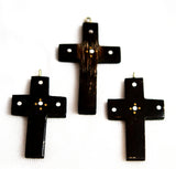 black cross pendants unisex