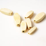 Antique Elephant Ivory Rectangle Beads