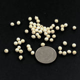 vintage ivory beads 3mm