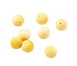 antique ivory round beads