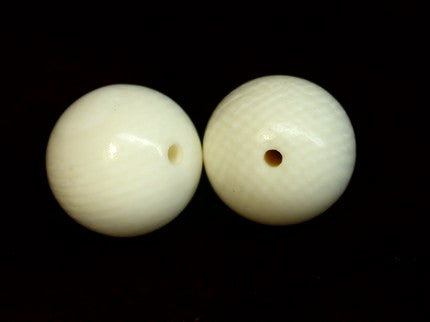 Elephant Ivory Round Beads Vintage Estate Beads Jewelry