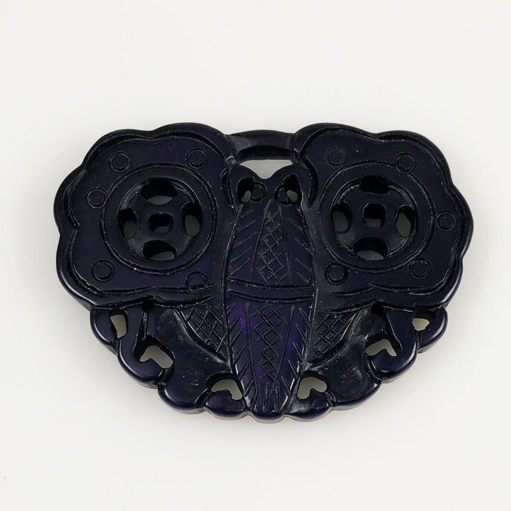 jade butterfly pendant