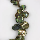 Bronze Keshi Petal Pearl Beads