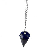 Lapis carved pendant