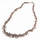 Vintage Purple coral necklace