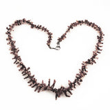 Rare Vintage Purple coral necklace