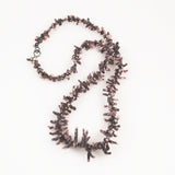 Vintage Purple coral necklace