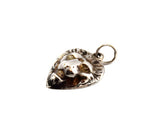 Sterling Lion Heart Charm 1920's