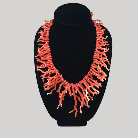 Momo Coral Extra Long Branch Beads AA Japan