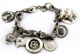 Monet Silver Charm Bracelet