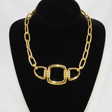 Monet Gold Choker Necklace