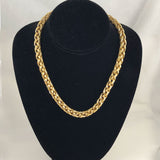 Monet Gold Braided Chain Necklace