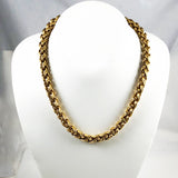 Monet Gold Braided Chain Necklace