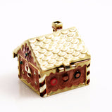 Monet Gingerbread House Trinket Box Holiday