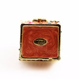 Monet Gingerbread House Trinket Box Holiday