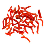 natural orange coral beads Italian