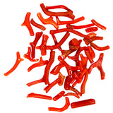 natural orange coral beads Italian