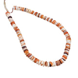 Orange Spiny Oyster Shell Heishe Beads