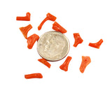Orange Red Coral Branch Beads Natural Coral