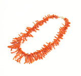 Orange Branch Coral Necklace 125