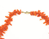 Orange Branch Coral Necklace 125