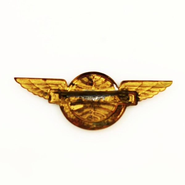 PAN AM 翼バッジ JUNIOR CLIPPER STEWARD 金属製 Vtg Pan Am Airlines Jr Clipper Stewardess Flight Attendant