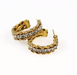 Panetta Elegant Rhinestone Earrings