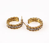 Panetta Elegant Rhinestone Earrings