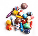 African Recycled Paper Beads Mix